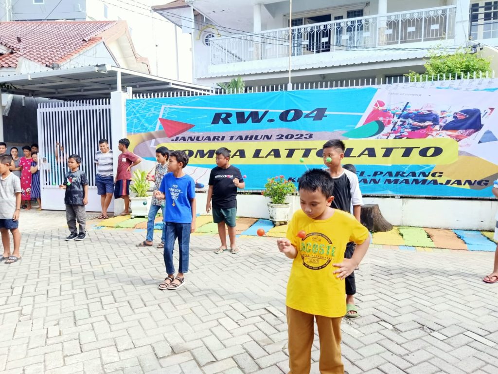 Isi Libur Tahun Baru, Warga Kelurahan Parang Makassar Gelar Pertandingan Latto-latto