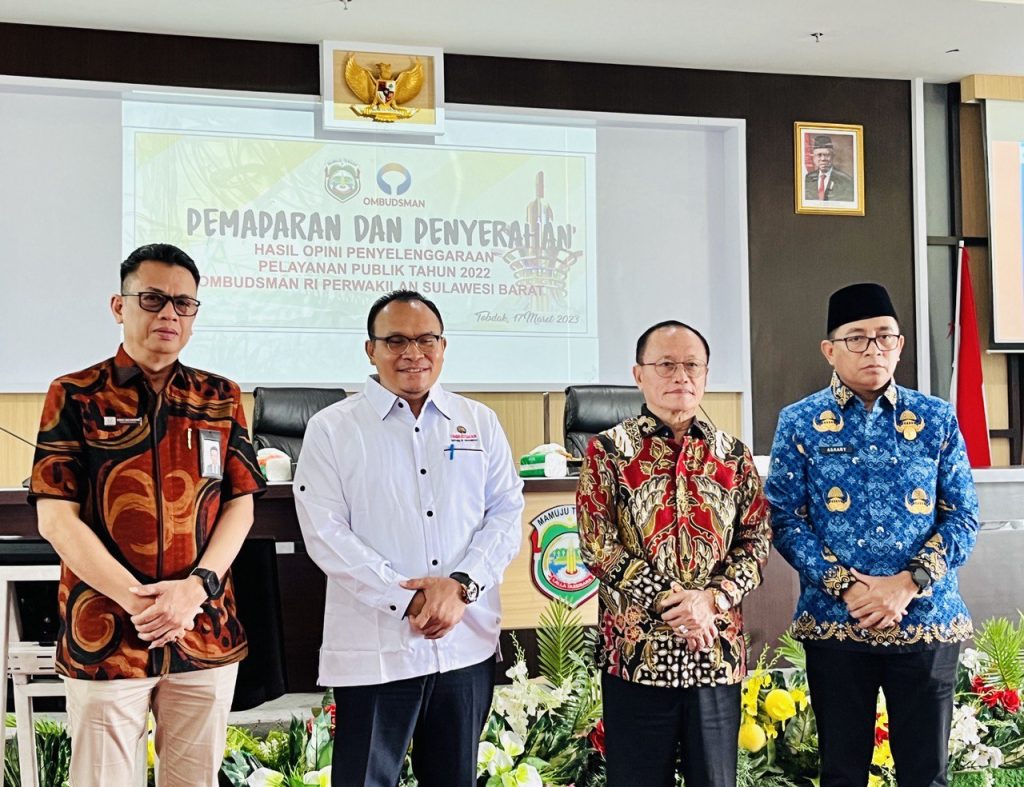 Mamuju Tengah Raih Opini Pelayanan Kualitas Tinggi Ombudsman