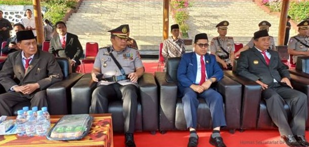 Wakil Ketua DPRD Sulawesi Barat Hadiri Upacara Peringatan Hari Juang Polri