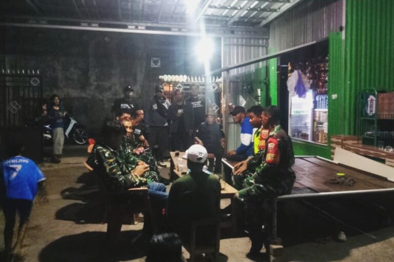 Sinergi di Marusu: Kiwal Garuda Hitam dan TNI Turun Patroli Demi Kamtibmas